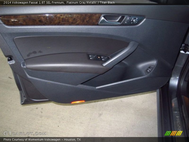Platinum Gray Metallic / Titan Black 2014 Volkswagen Passat 1.8T SEL Premium