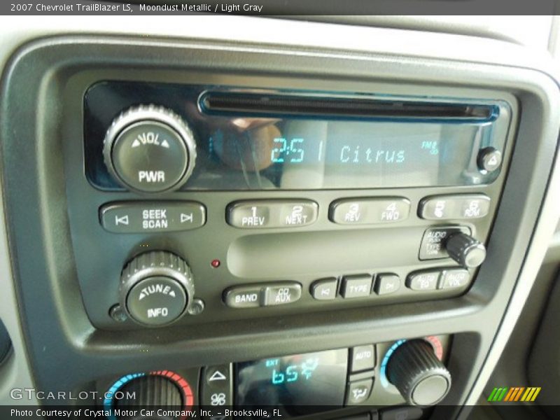 Moondust Metallic / Light Gray 2007 Chevrolet TrailBlazer LS