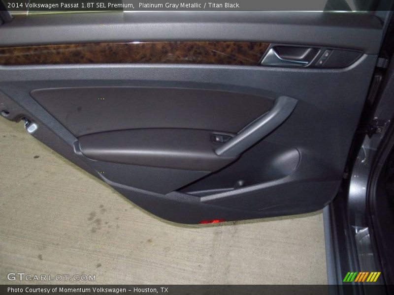 Platinum Gray Metallic / Titan Black 2014 Volkswagen Passat 1.8T SEL Premium