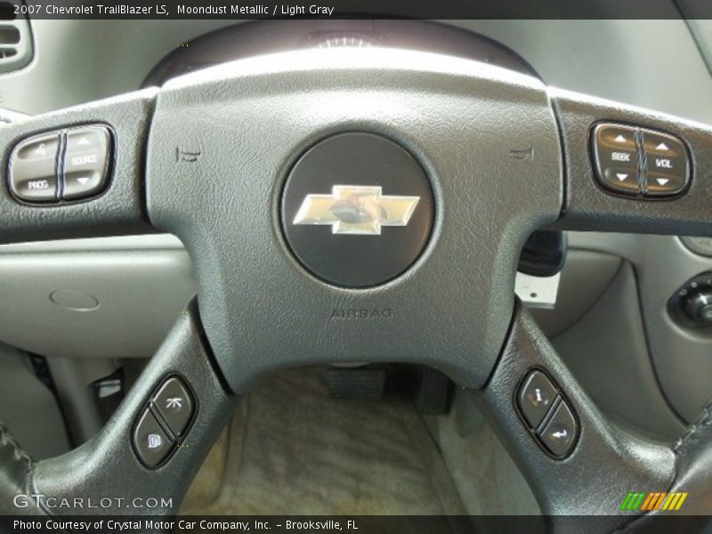 Moondust Metallic / Light Gray 2007 Chevrolet TrailBlazer LS