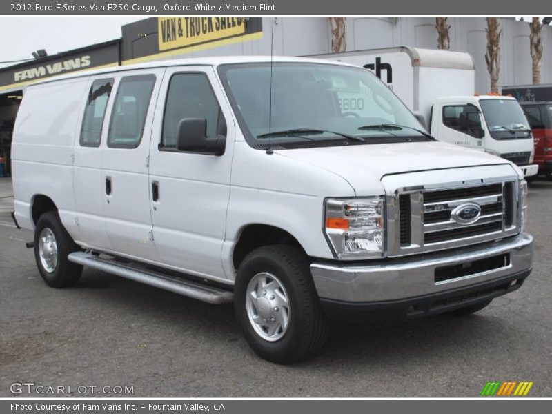 Oxford White / Medium Flint 2012 Ford E Series Van E250 Cargo