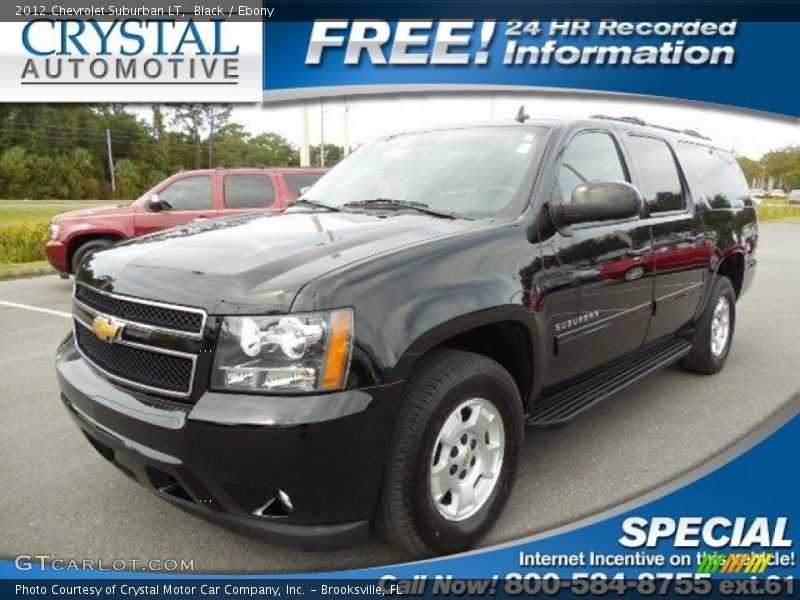 Black / Ebony 2012 Chevrolet Suburban LT