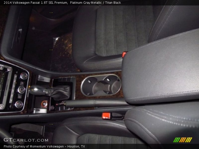 Platinum Gray Metallic / Titan Black 2014 Volkswagen Passat 1.8T SEL Premium