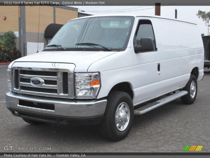 Front 3/4 View of 2012 E Series Van E250 Cargo