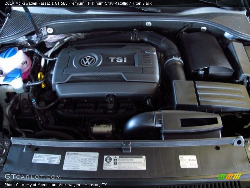 Platinum Gray Metallic / Titan Black 2014 Volkswagen Passat 1.8T SEL Premium