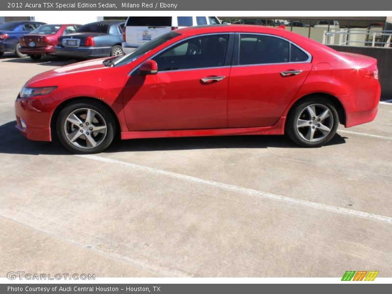 Milano Red / Ebony 2012 Acura TSX Special Edition Sedan