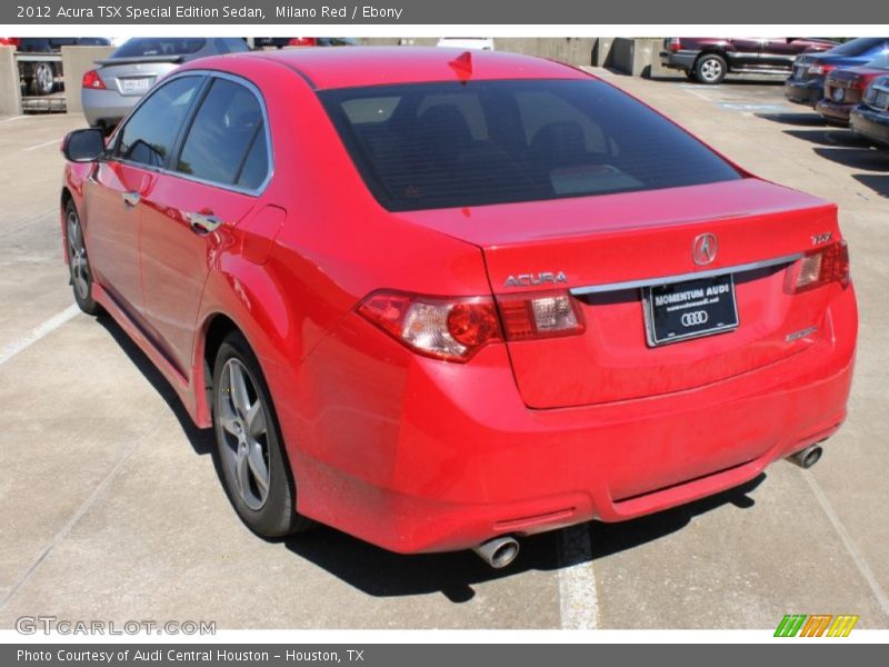 Milano Red / Ebony 2012 Acura TSX Special Edition Sedan