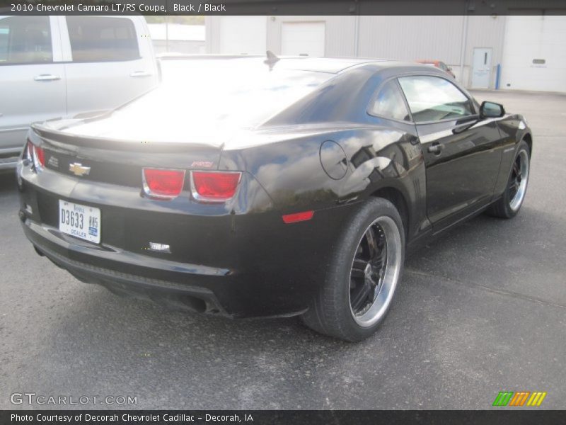 Black / Black 2010 Chevrolet Camaro LT/RS Coupe