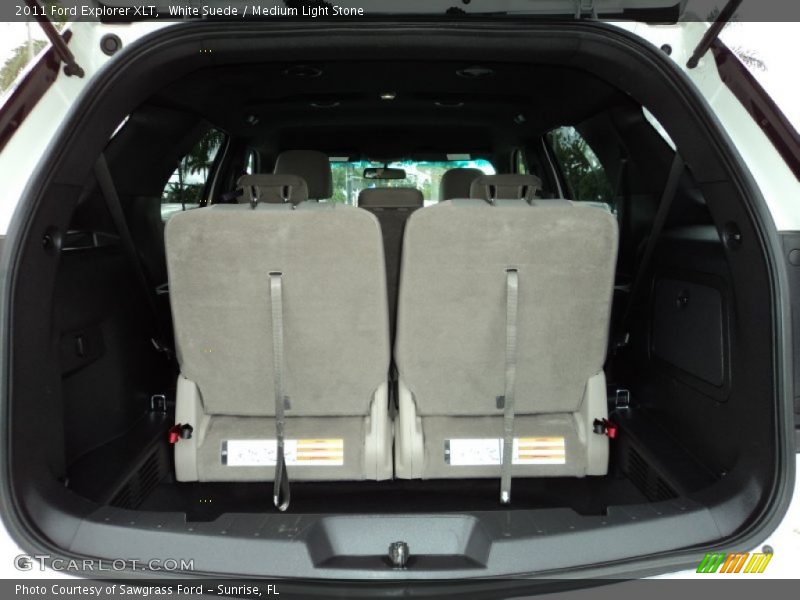 White Suede / Medium Light Stone 2011 Ford Explorer XLT