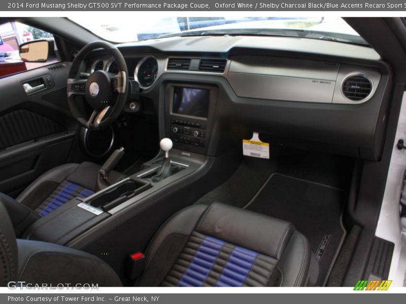Dashboard of 2014 Mustang Shelby GT500 SVT Performance Package Coupe