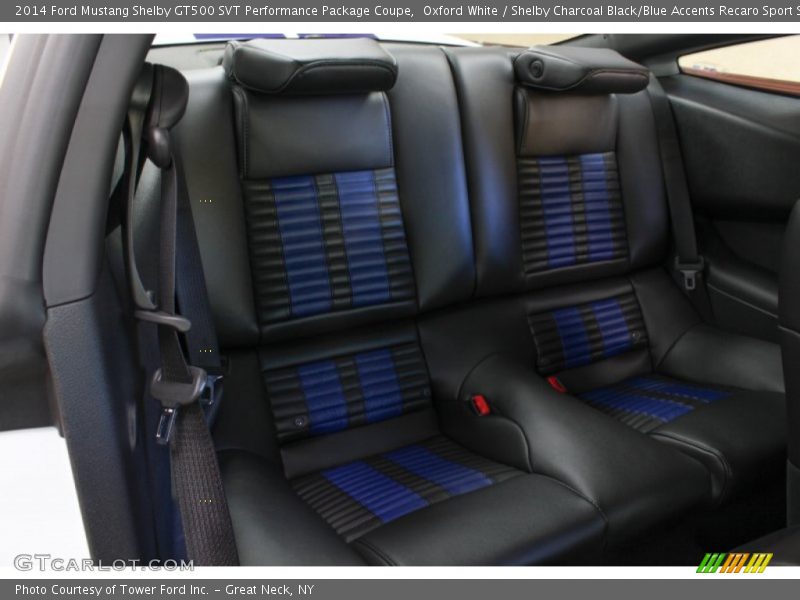 Rear Seat of 2014 Mustang Shelby GT500 SVT Performance Package Coupe