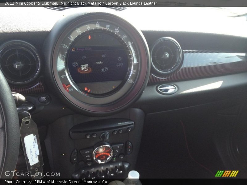 Midnight Black Metallic / Carbon Black Lounge Leather 2012 Mini Cooper S Clubman