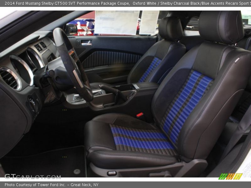 Front Seat of 2014 Mustang Shelby GT500 SVT Performance Package Coupe