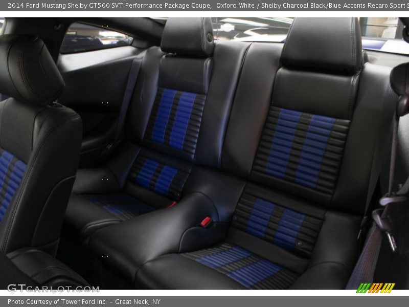 Rear Seat of 2014 Mustang Shelby GT500 SVT Performance Package Coupe