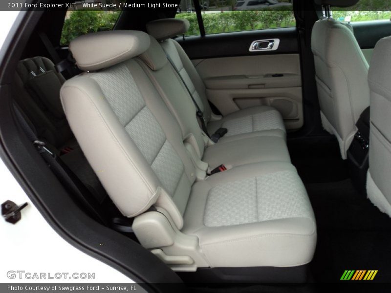 White Suede / Medium Light Stone 2011 Ford Explorer XLT