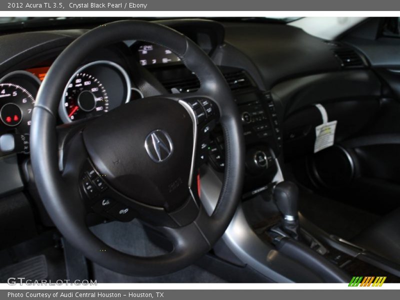 Crystal Black Pearl / Ebony 2012 Acura TL 3.5