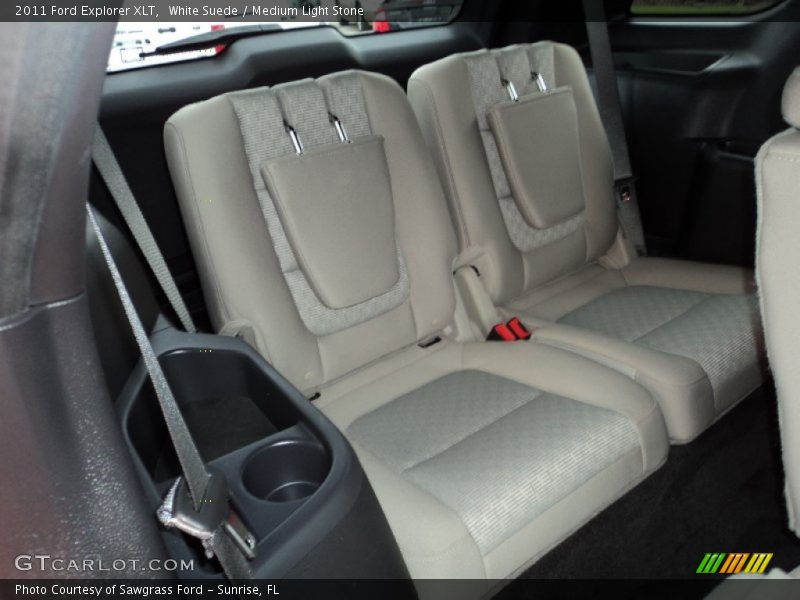 White Suede / Medium Light Stone 2011 Ford Explorer XLT