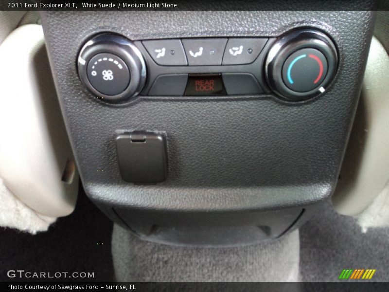 White Suede / Medium Light Stone 2011 Ford Explorer XLT