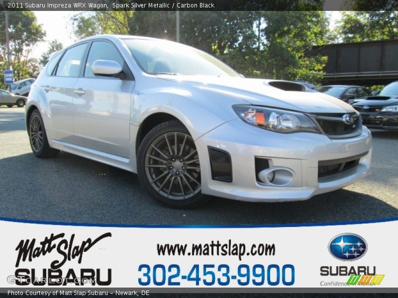 Spark Silver Metallic / Carbon Black 2011 Subaru Impreza WRX Wagon
