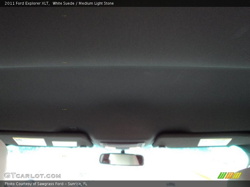 White Suede / Medium Light Stone 2011 Ford Explorer XLT