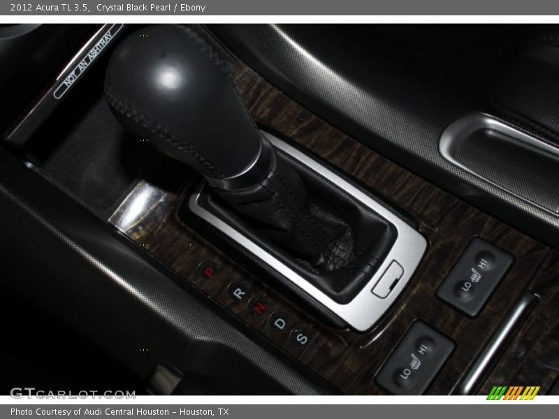 Crystal Black Pearl / Ebony 2012 Acura TL 3.5