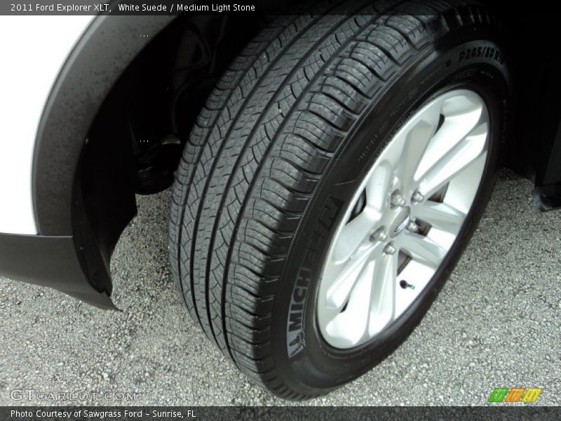 White Suede / Medium Light Stone 2011 Ford Explorer XLT
