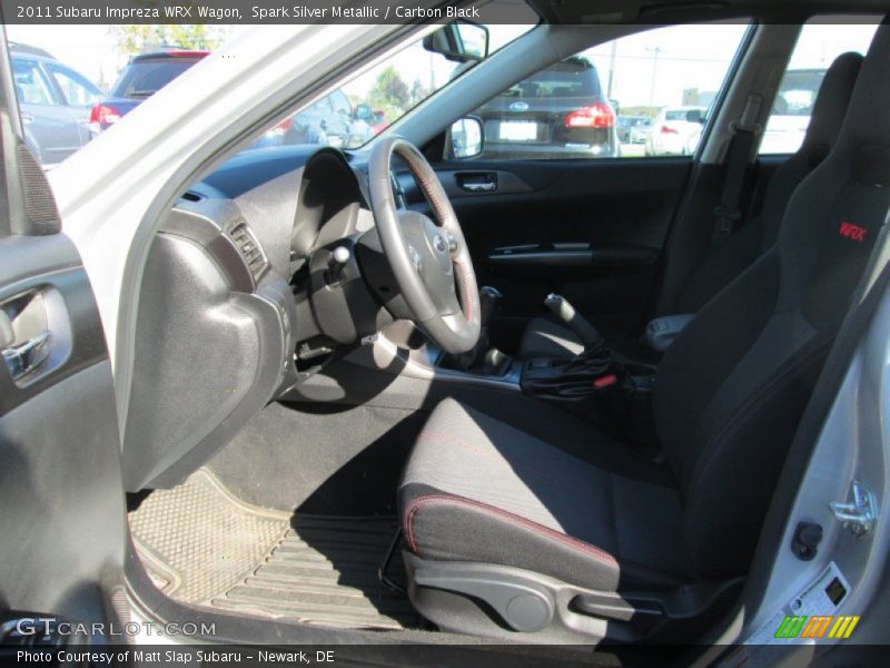 Spark Silver Metallic / Carbon Black 2011 Subaru Impreza WRX Wagon