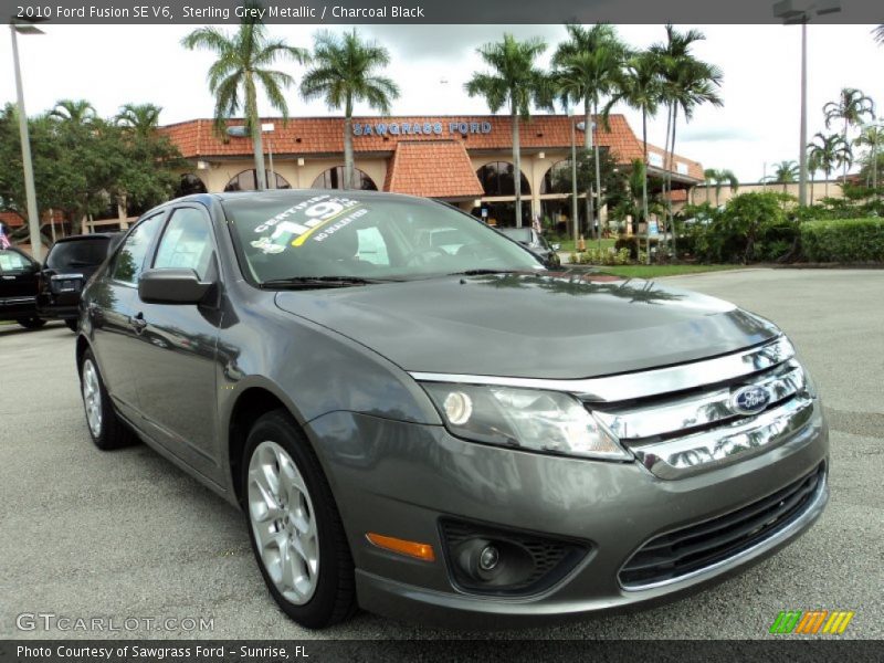 Sterling Grey Metallic / Charcoal Black 2010 Ford Fusion SE V6