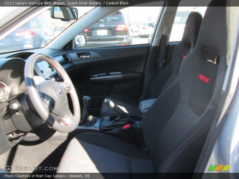 Spark Silver Metallic / Carbon Black 2011 Subaru Impreza WRX Wagon