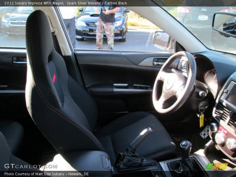 Spark Silver Metallic / Carbon Black 2011 Subaru Impreza WRX Wagon