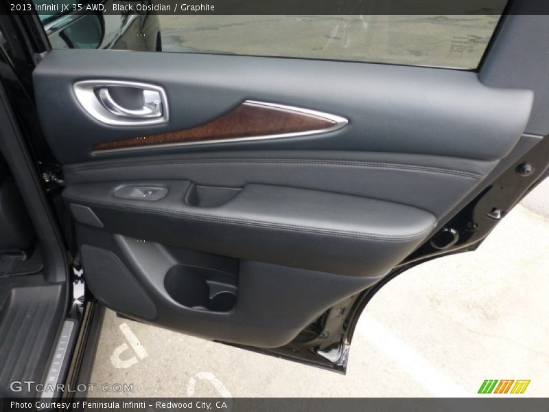 Black Obsidian / Graphite 2013 Infiniti JX 35 AWD