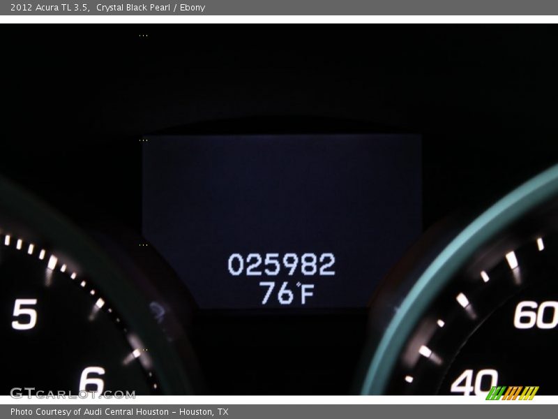 Crystal Black Pearl / Ebony 2012 Acura TL 3.5