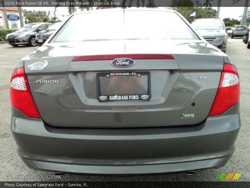 Sterling Grey Metallic / Charcoal Black 2010 Ford Fusion SE V6
