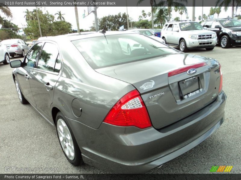 Sterling Grey Metallic / Charcoal Black 2010 Ford Fusion SE V6