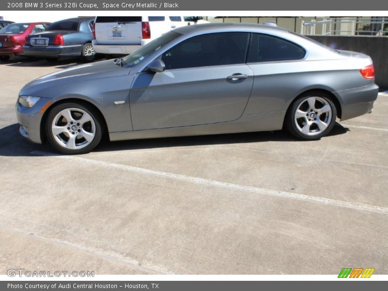 Space Grey Metallic / Black 2008 BMW 3 Series 328i Coupe