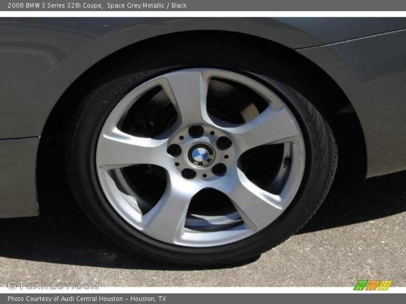Space Grey Metallic / Black 2008 BMW 3 Series 328i Coupe