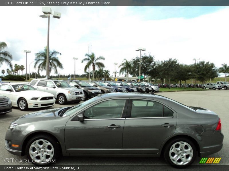 Sterling Grey Metallic / Charcoal Black 2010 Ford Fusion SE V6