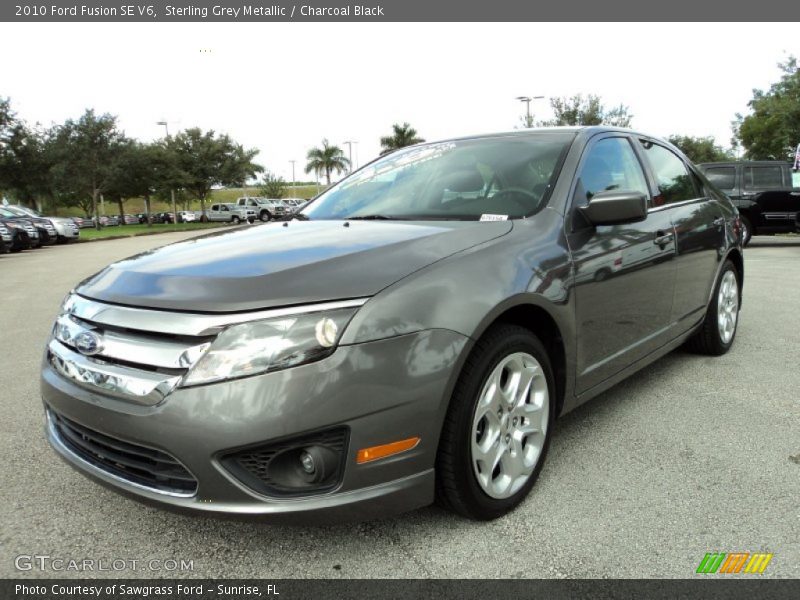 Sterling Grey Metallic / Charcoal Black 2010 Ford Fusion SE V6