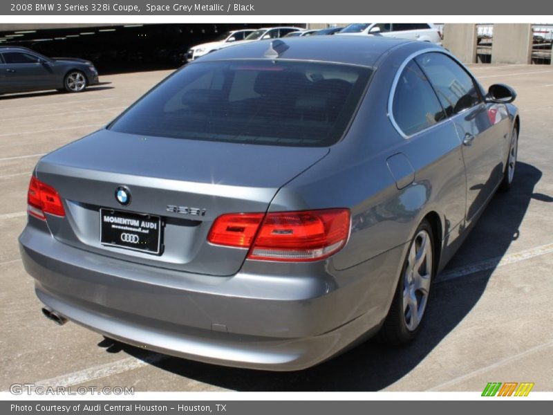 Space Grey Metallic / Black 2008 BMW 3 Series 328i Coupe