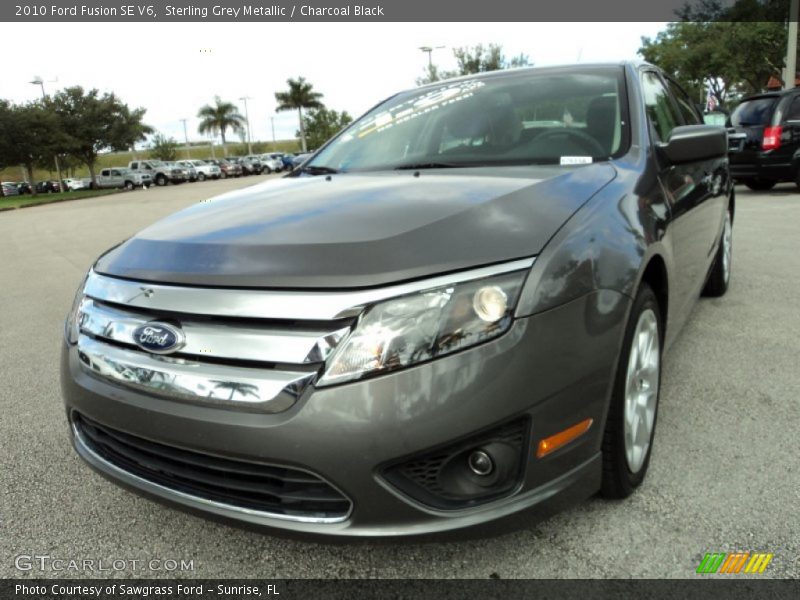 Sterling Grey Metallic / Charcoal Black 2010 Ford Fusion SE V6