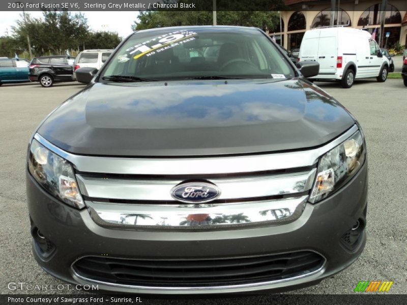 Sterling Grey Metallic / Charcoal Black 2010 Ford Fusion SE V6