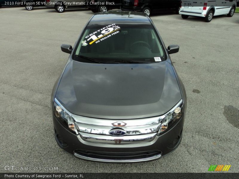 Sterling Grey Metallic / Charcoal Black 2010 Ford Fusion SE V6