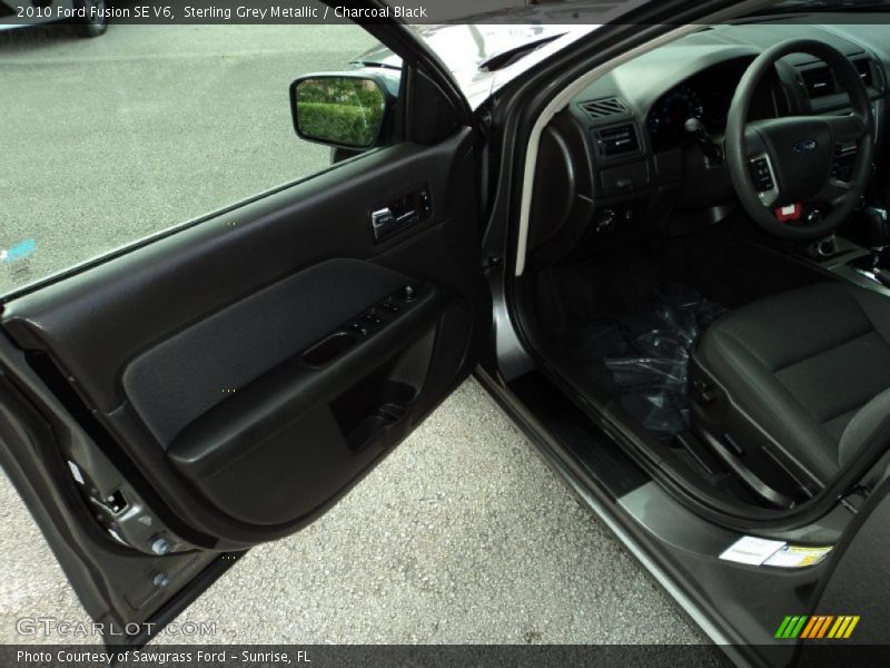 Sterling Grey Metallic / Charcoal Black 2010 Ford Fusion SE V6
