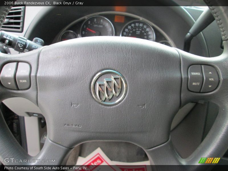 Black Onyx / Gray 2006 Buick Rendezvous CX