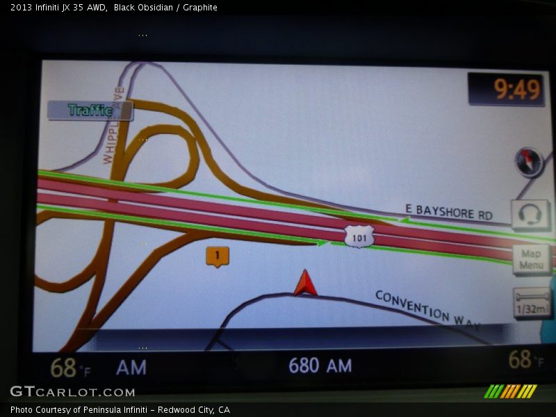 Black Obsidian / Graphite 2013 Infiniti JX 35 AWD