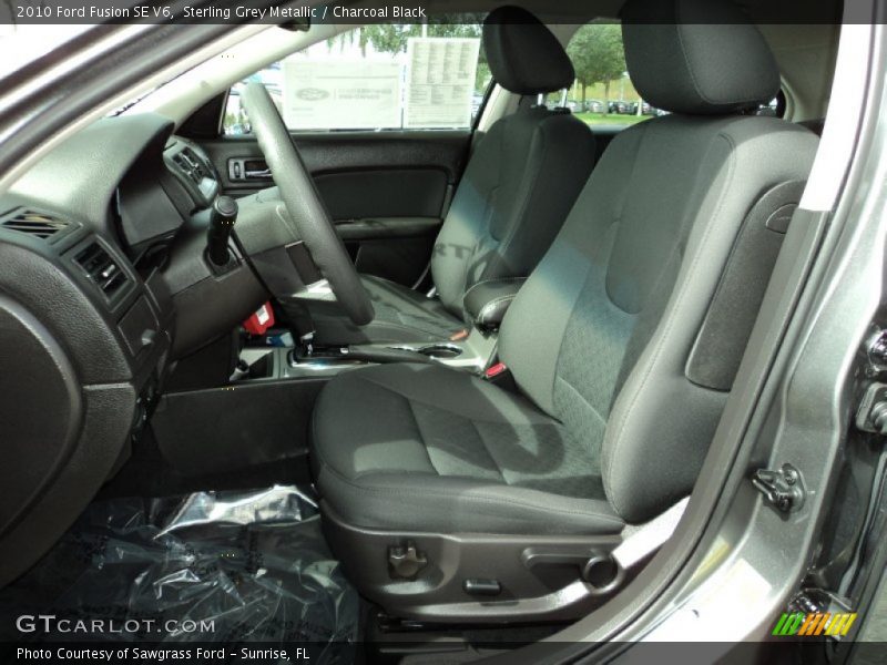 Sterling Grey Metallic / Charcoal Black 2010 Ford Fusion SE V6