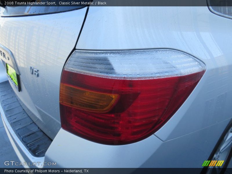Classic Silver Metallic / Black 2008 Toyota Highlander Sport