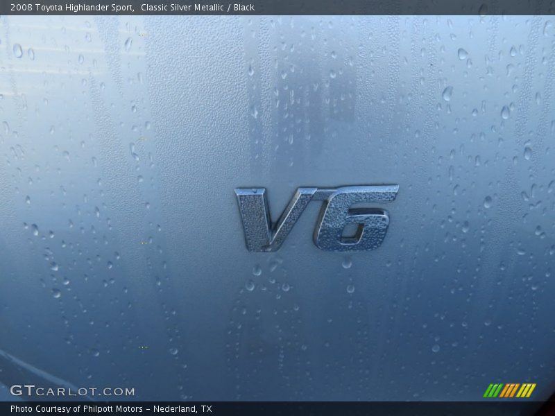 Classic Silver Metallic / Black 2008 Toyota Highlander Sport