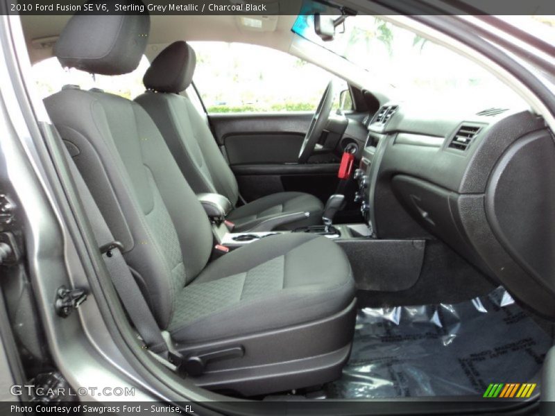 Sterling Grey Metallic / Charcoal Black 2010 Ford Fusion SE V6