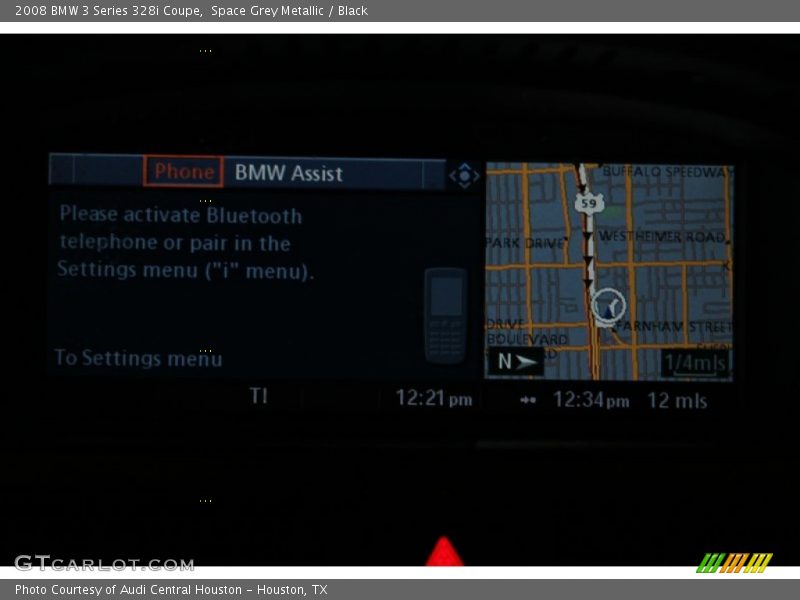 Space Grey Metallic / Black 2008 BMW 3 Series 328i Coupe